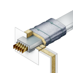 Busbar Trunking Wall Penetration Unit | Fire Rated Busway Wall Penetration System